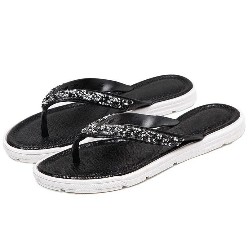 Crystal Flip Flops