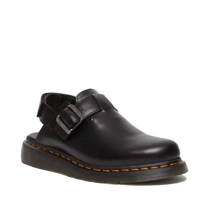 Dr Martens - Black Jorge II Black  Brando Sling Back Sandal Covered Toe