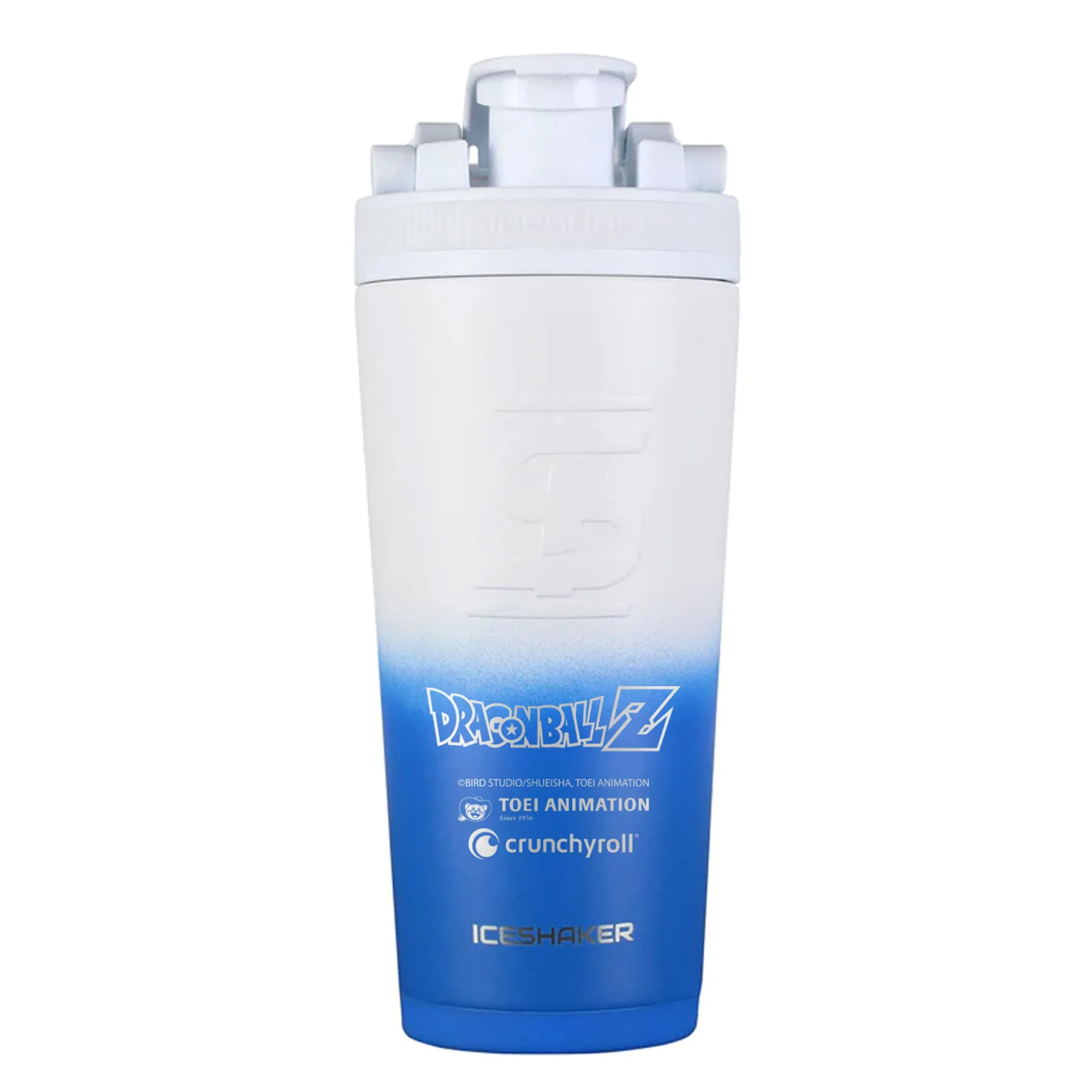 Dragon Ball Z Vegeta 26oz Ice Shaker - Royal White Ombre