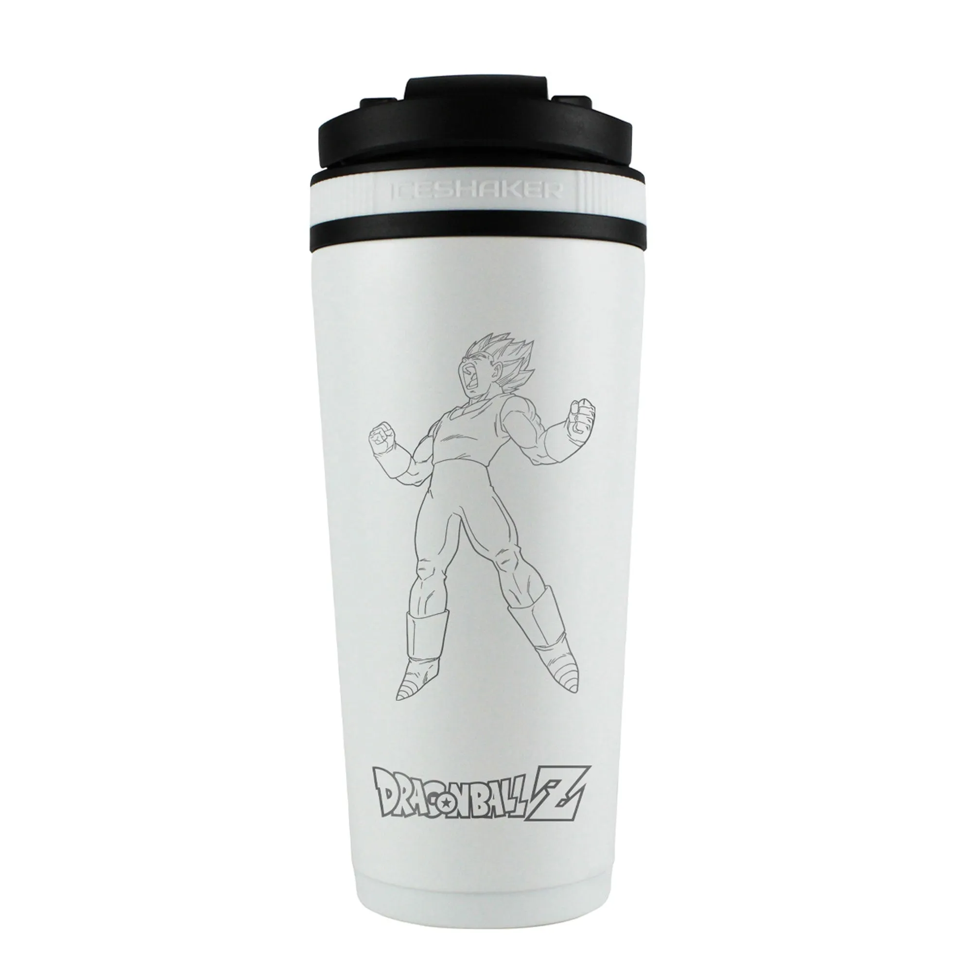 Dragon Ball Z Vegeta 26oz Ice Shaker - White