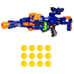 Electric Soft Foam Ball Long-Distance Blaster Toy w/ Barrel Extension, Bipod