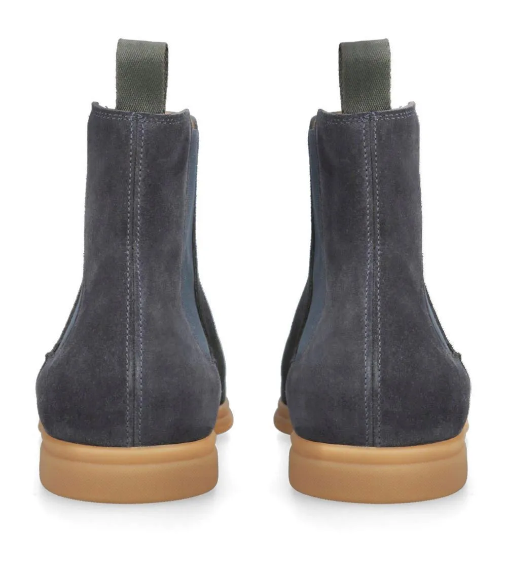 ELEVENTY GREY Suede Boot