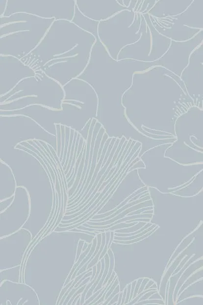 Farrow & Ball Wallpaper Helleborus BP5604 Pale Blue