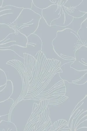 Farrow & Ball Wallpaper Helleborus BP5604 Pale Blue