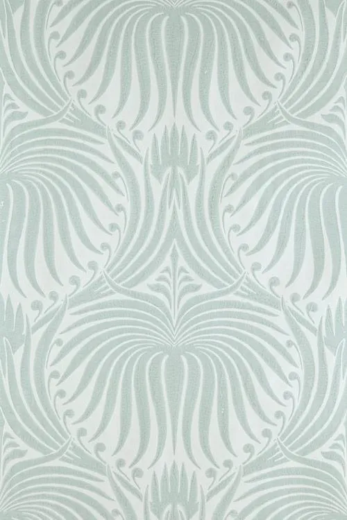 Farrow & Ball Wallpaper Lotus BP2051 Duck Egg