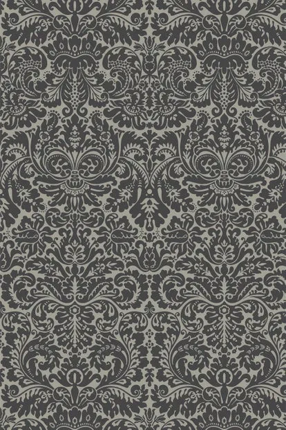 Farrow & Ball Wallpaper Silvergate BP878 Black/Olive