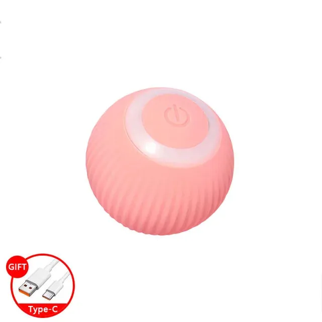 Fun Auto Rolling Ball - USB Chargeable Interactive Training Ball for Small Pets | Perfect for Pet Owners