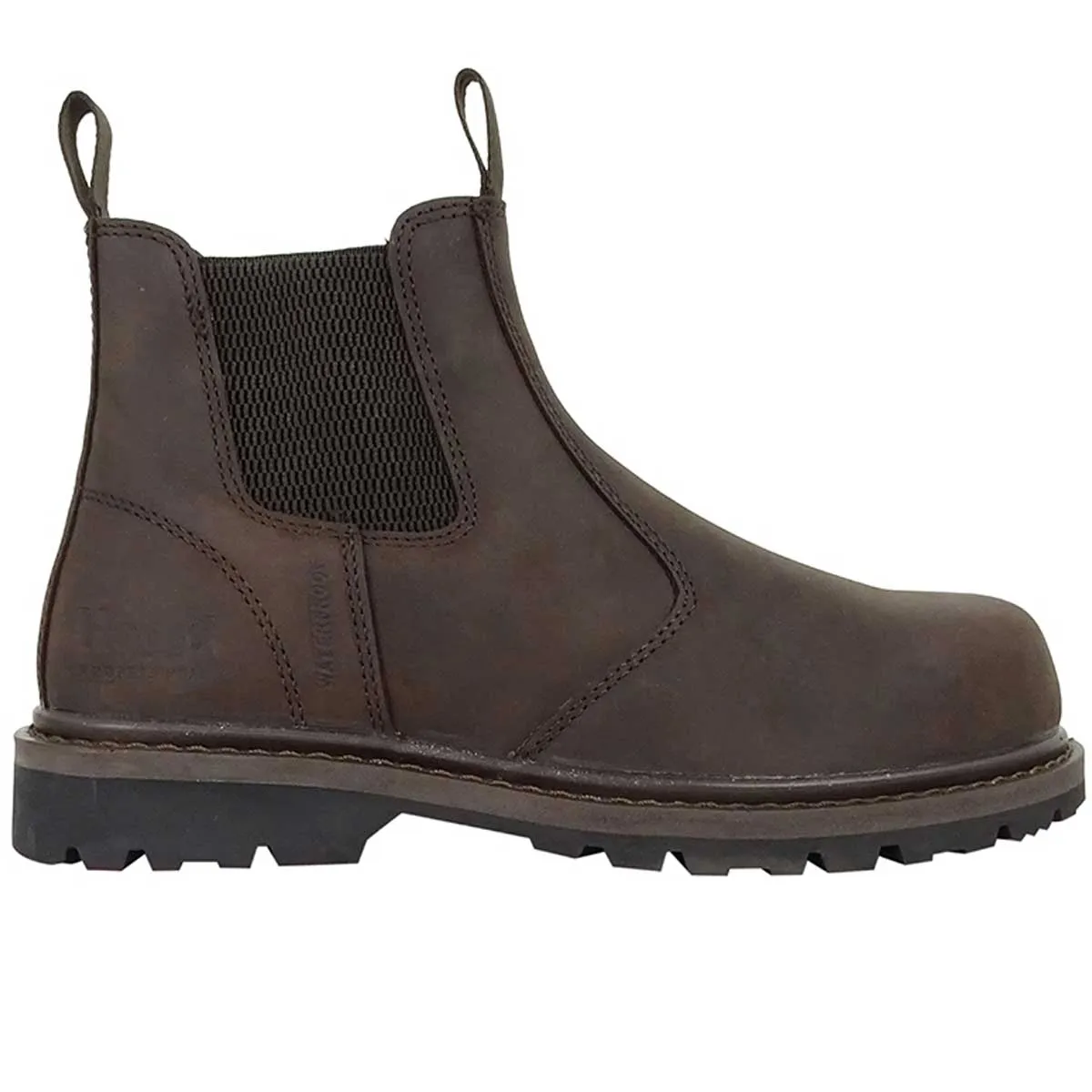 HOGGS OF FIFE Zeus Safety Dealer Boots - Mens - Crazy Horse Brown