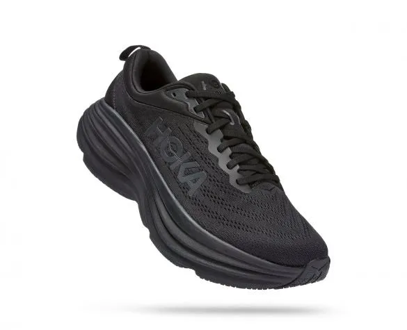 Hoka Bondi 8 Black Black EXTRA WIDE Men's