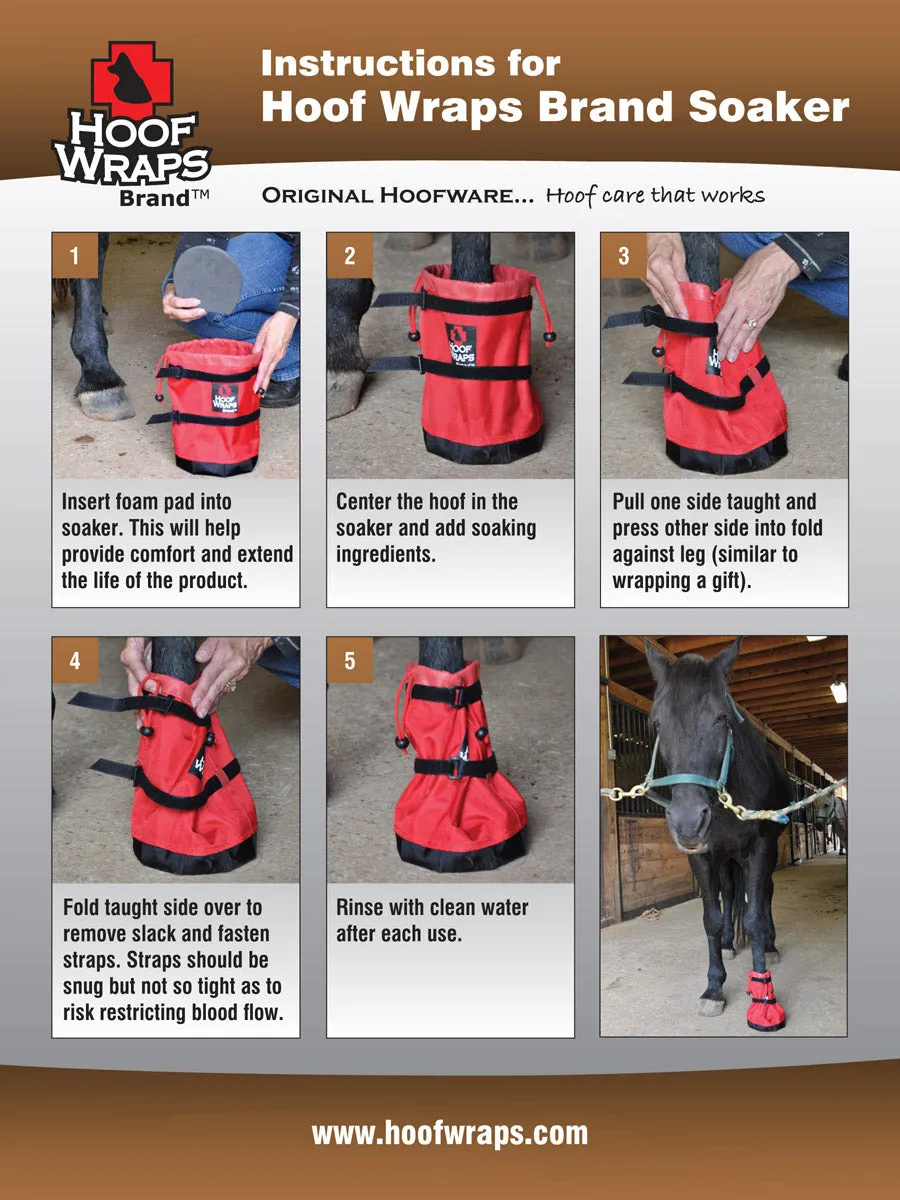 Hoof Wraps Soaker Bag