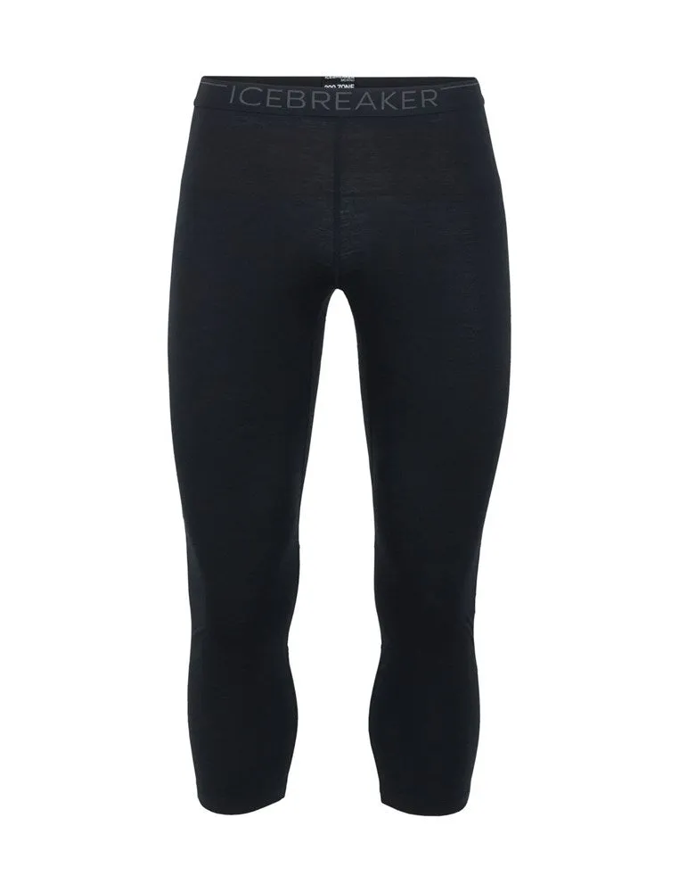 Icebreaker 200 Zone Men's Legless Thermals -Black/Mineral