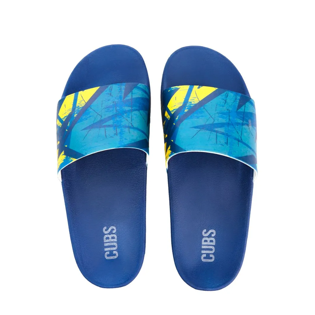 Indigo Dye Sporty Guy Slides