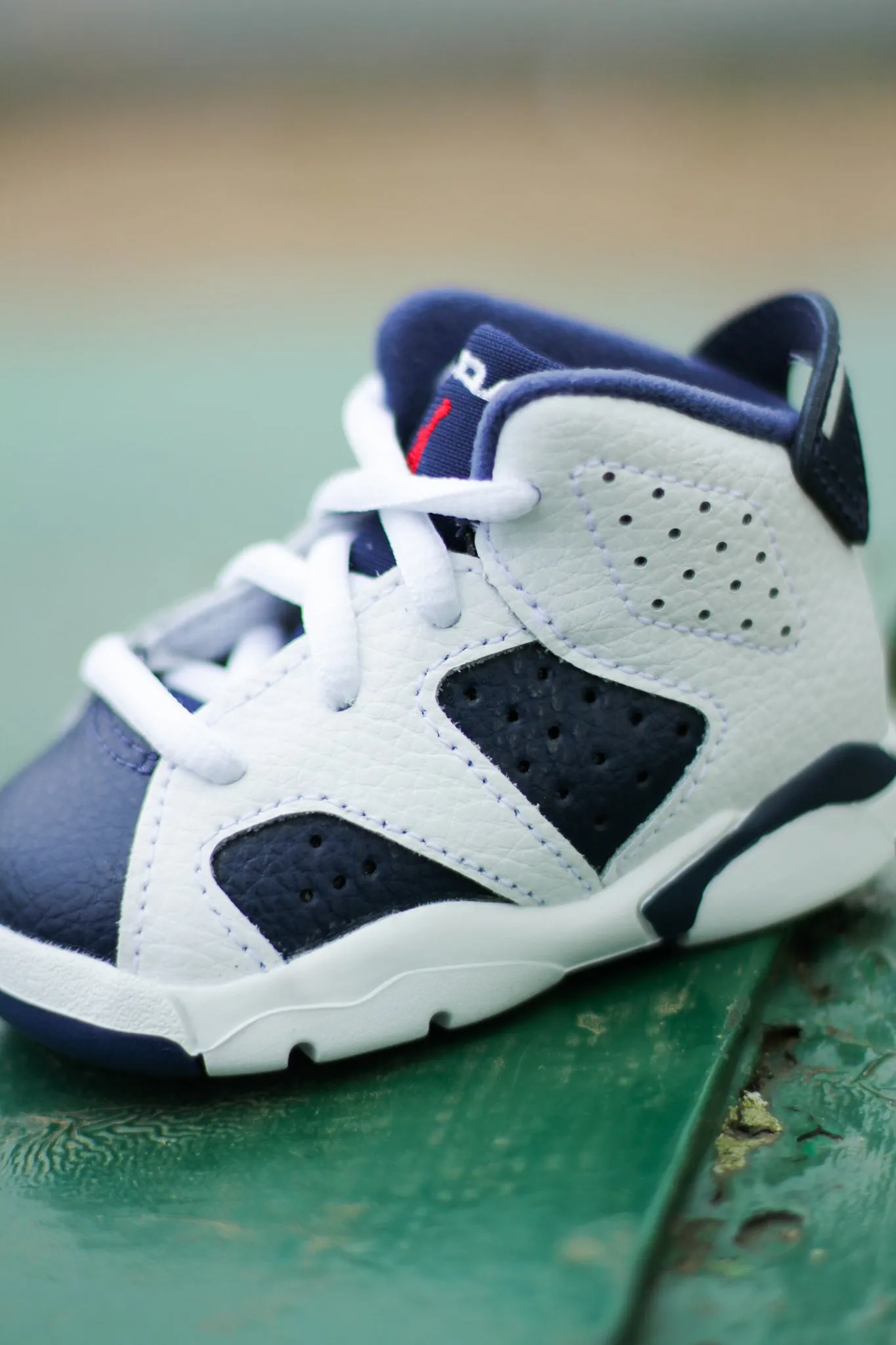 JORDAN 6 RETRO (TD) "WHITE/MIDNIGHT NAVY"