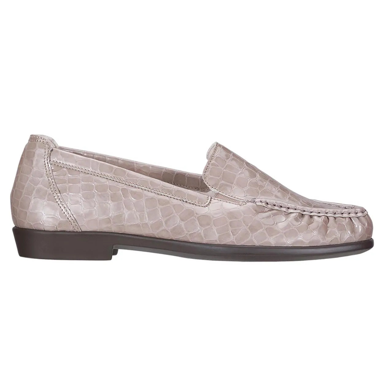 Joy - Taupe Croc