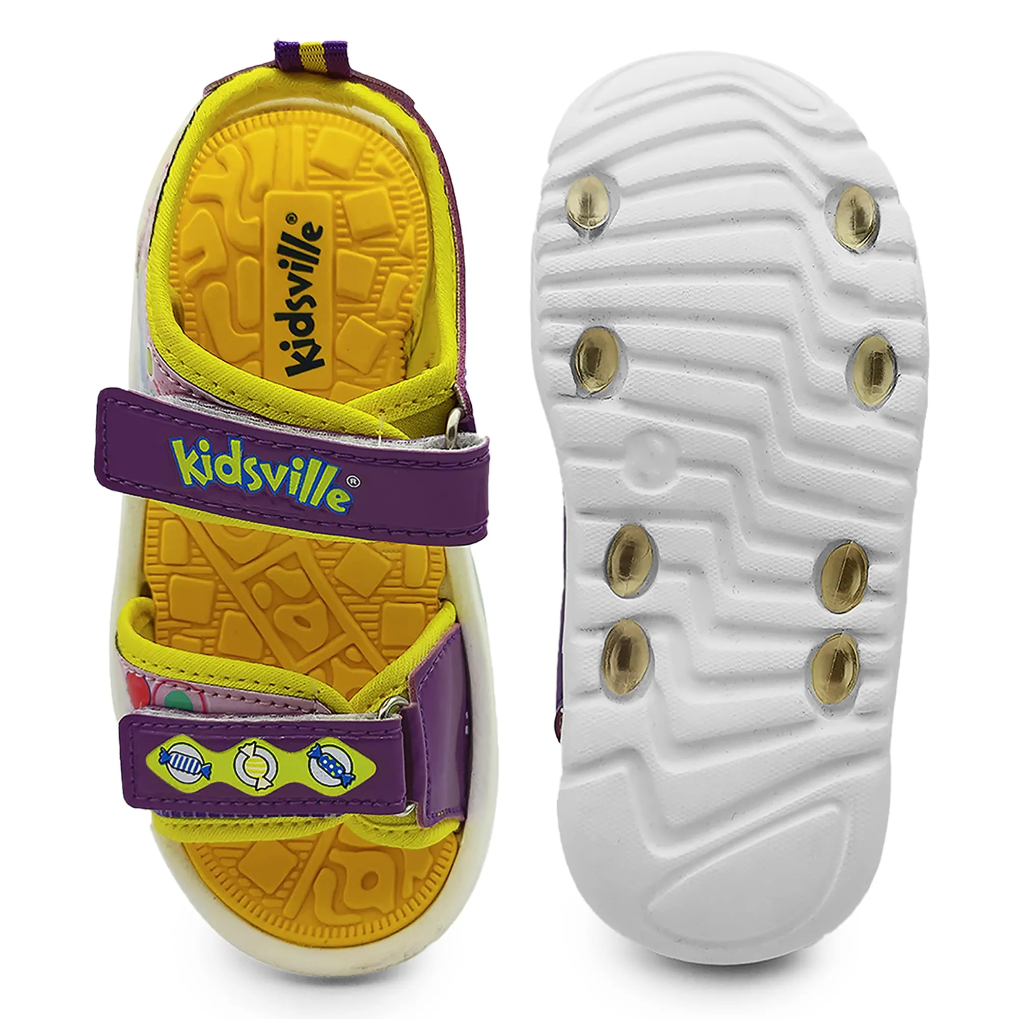 Kidsville Printed Sandals For Girls