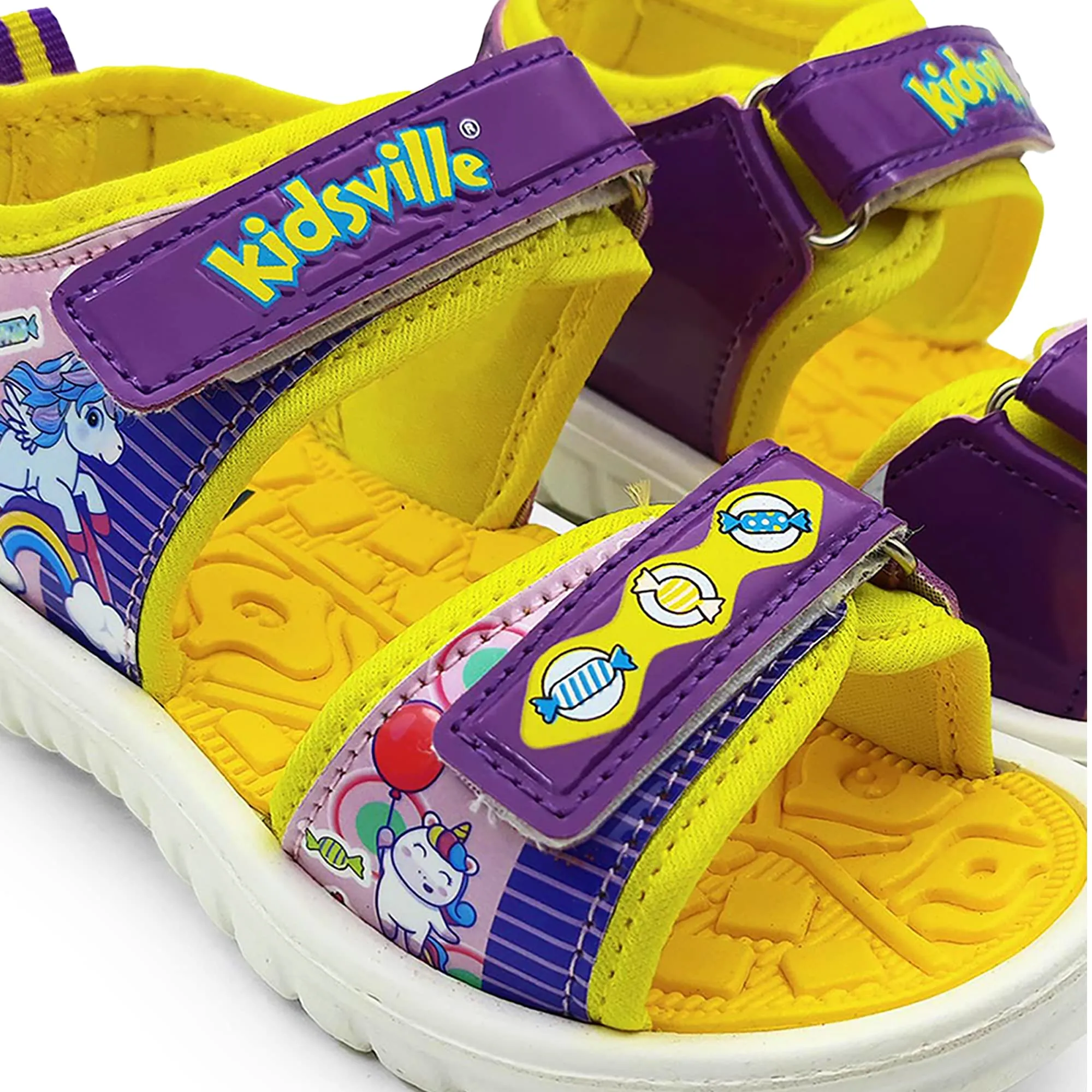 Kidsville Printed Sandals For Girls