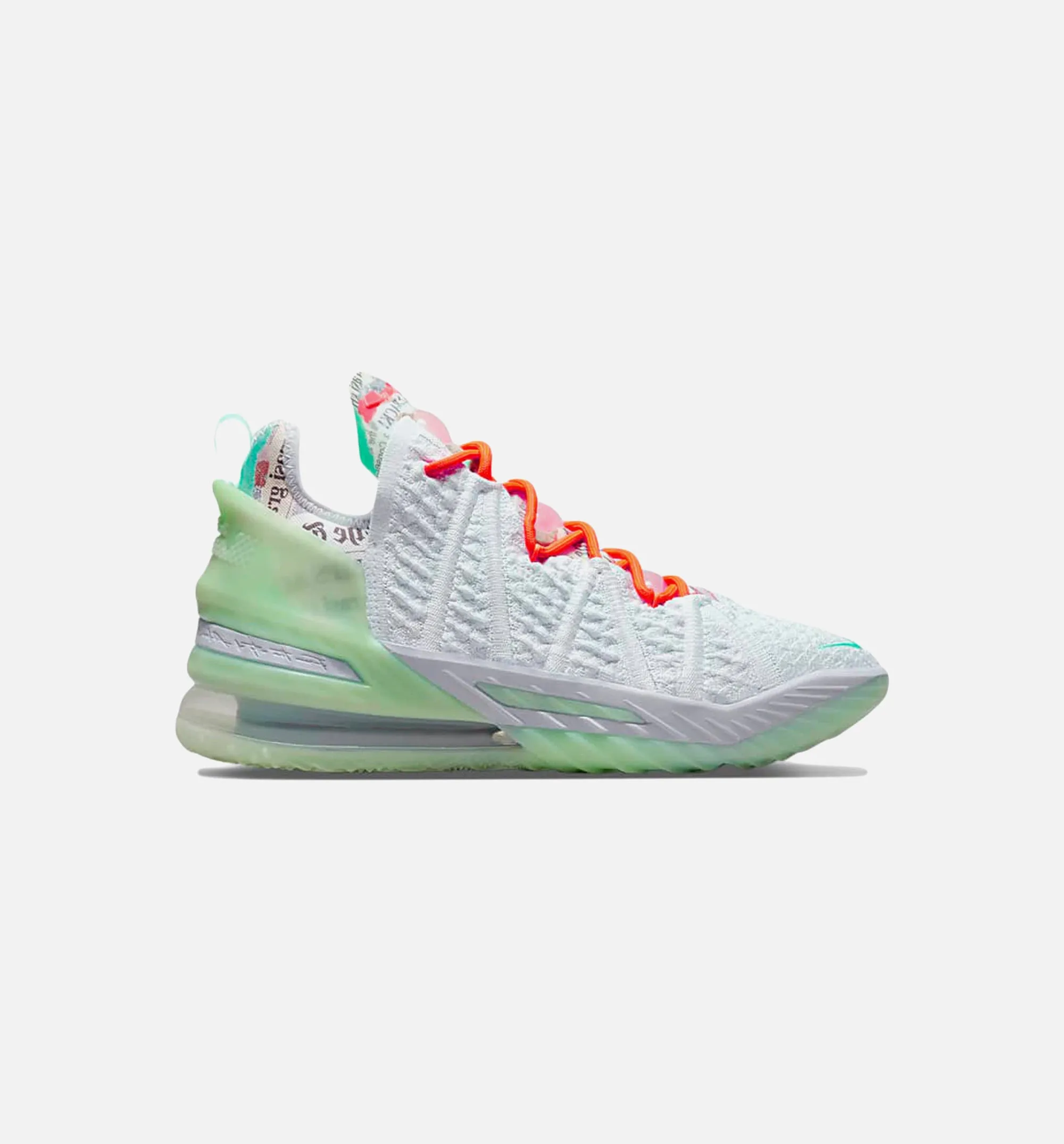 LeBron 18 Mens Basketball Shoes -  Blue Tint