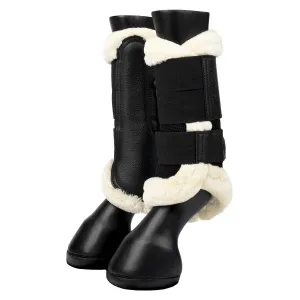 LeMieux Fleece Edge Mesh Brushing Boots