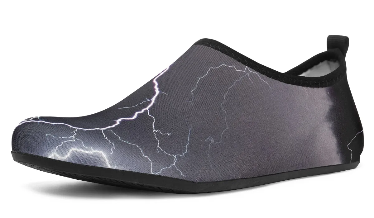 Lightning Crashes Water Shoes