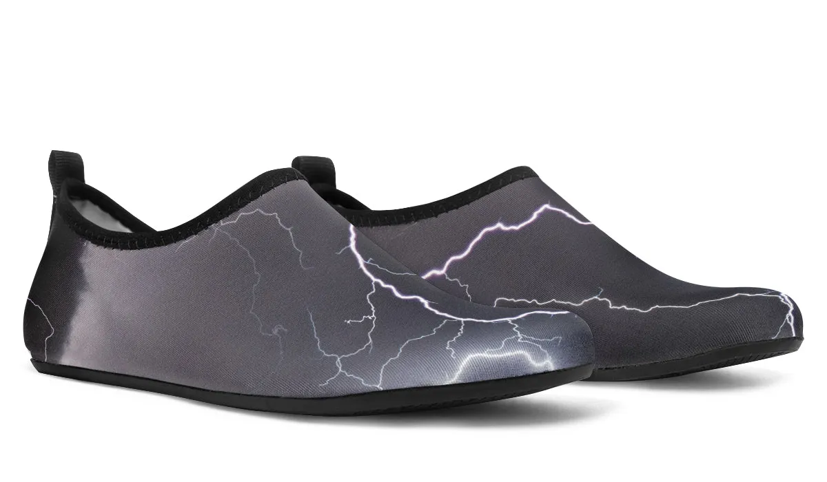 Lightning Crashes Water Shoes