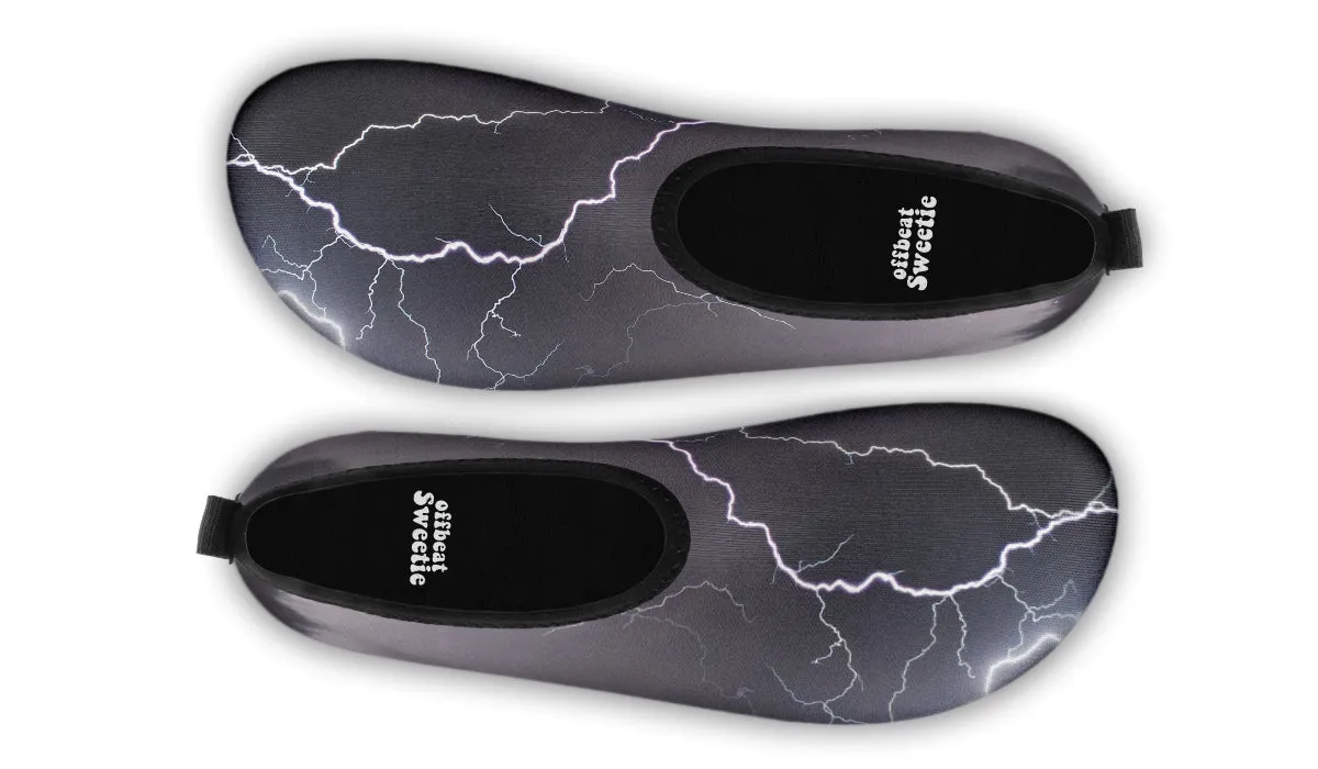 Lightning Crashes Water Shoes