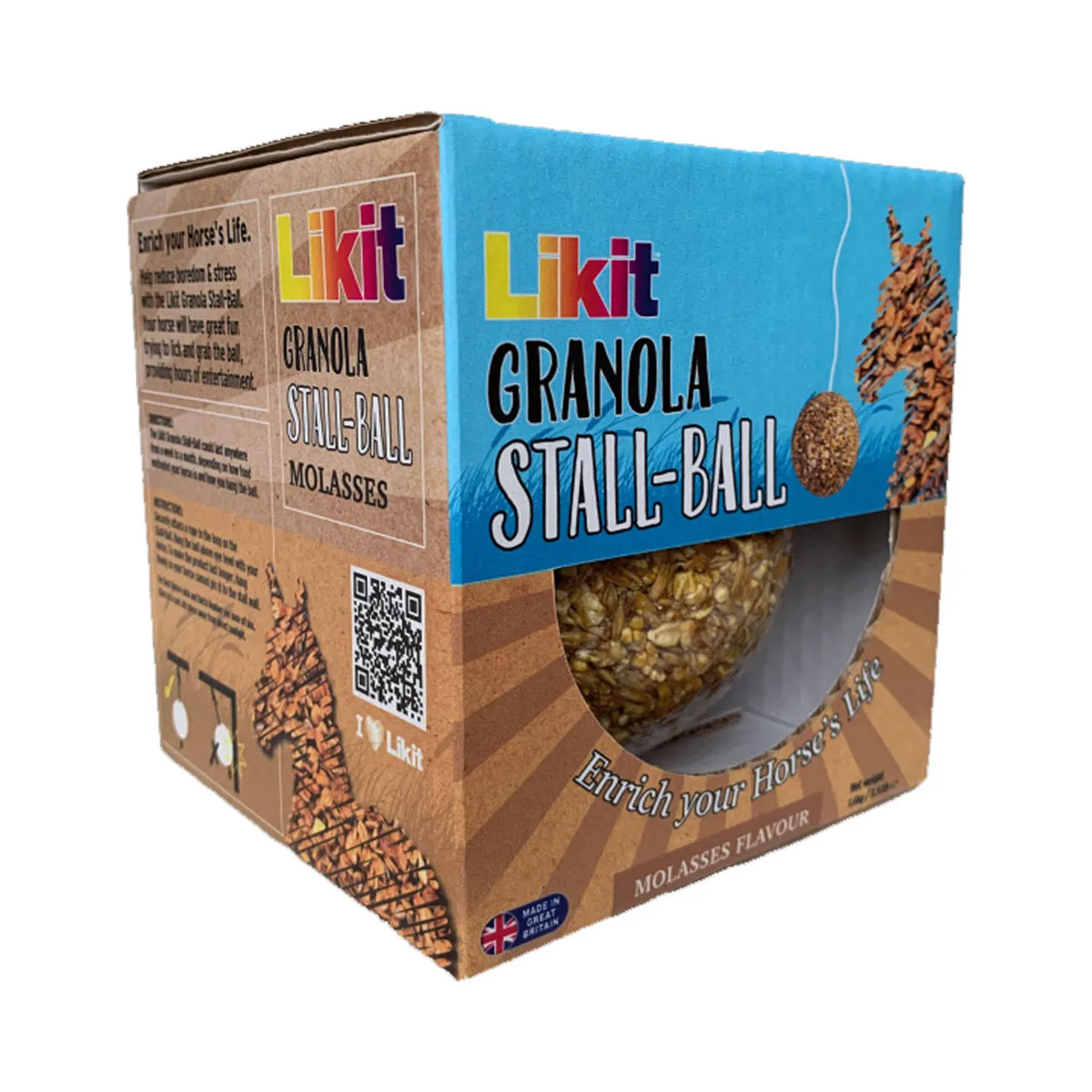 LIKIT GRANOLA STALL-BALL 1,6 KG MOLASSES