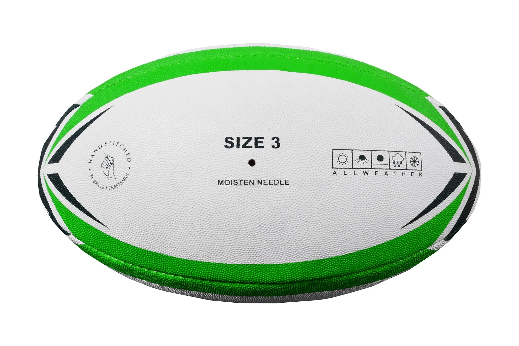 MAR-436C | Green Rugby Training Ball - Size 3