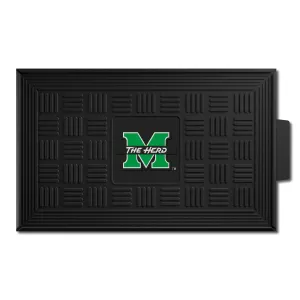 Marshall Thundering Herd Heavy Duty Vinyl Medallion Door Mat - 19.5in. x 31in.