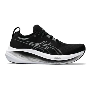 Men's Asics GEL-Nimbus 26, Black/Graphite Grey, 8 2E Wide