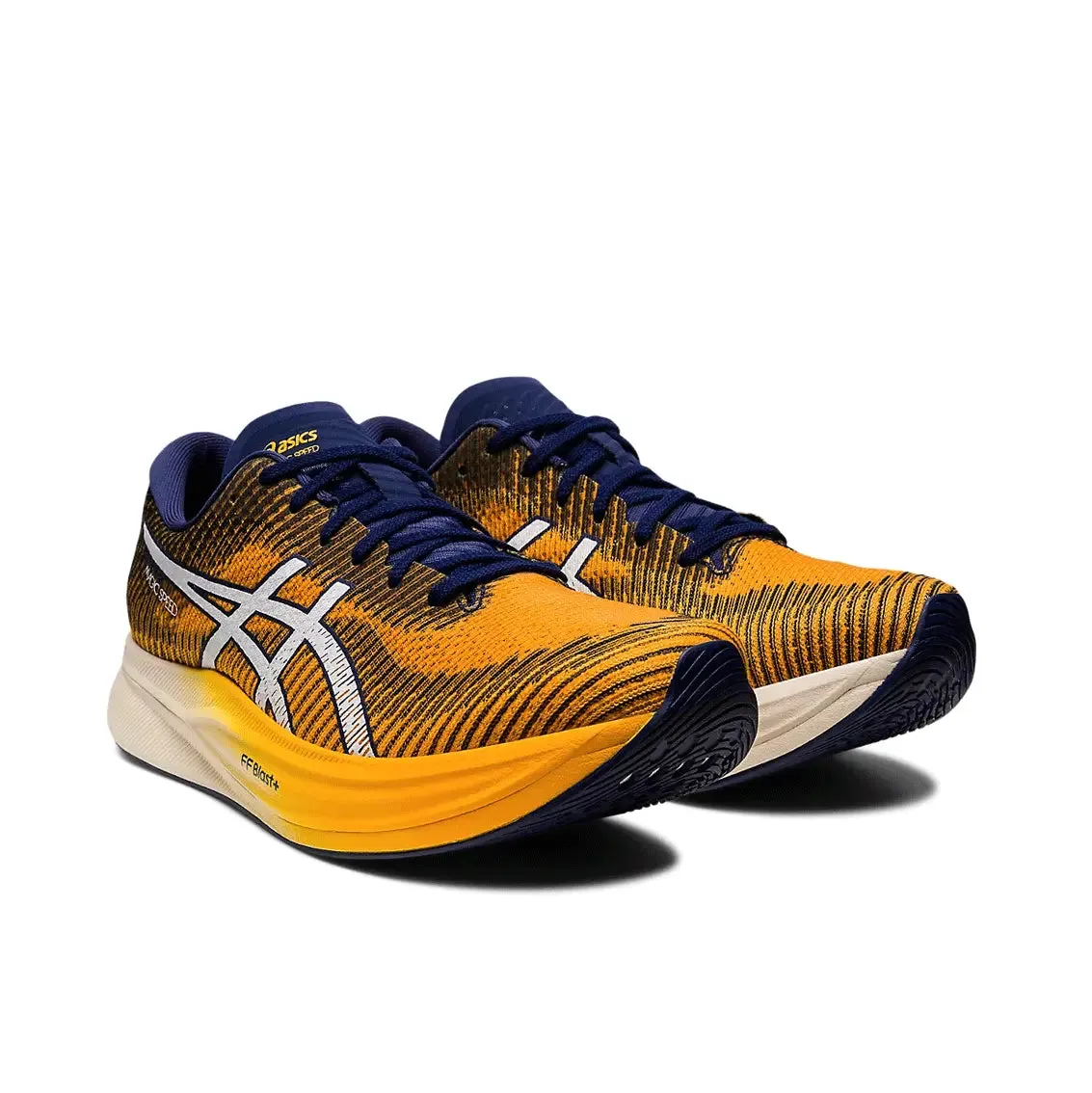 Mens ASICS Magic Speed 2- Amber/White