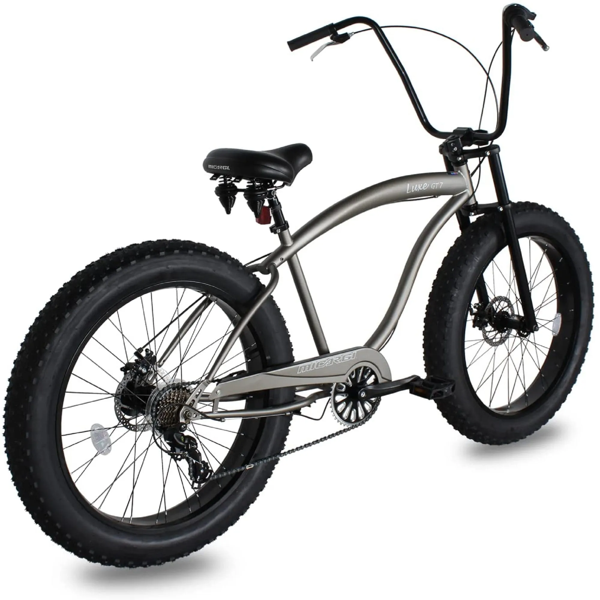 Micargi 26" Luxe GT Fat Tire Beach Cruiser Bicycle