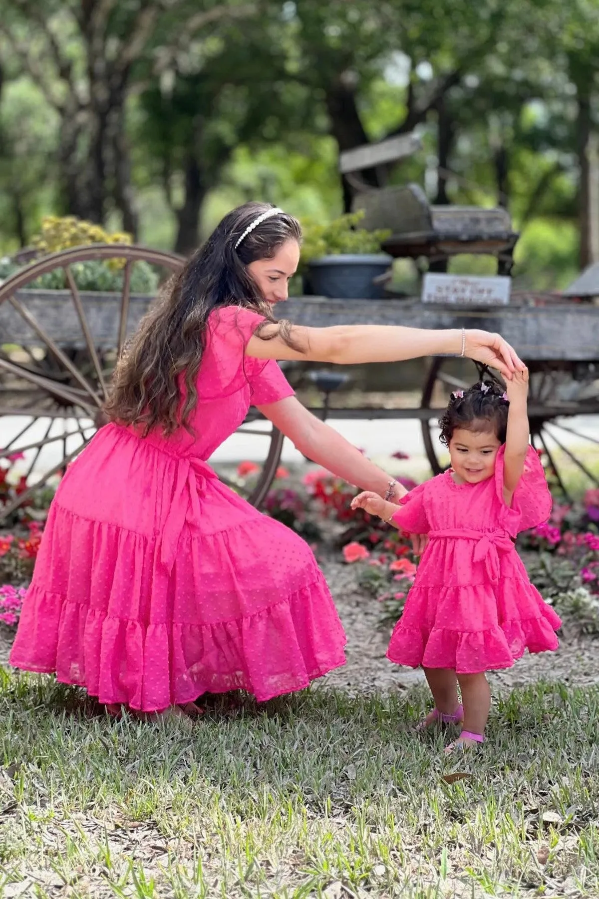 Mom & Me - Swiss Dot Dress