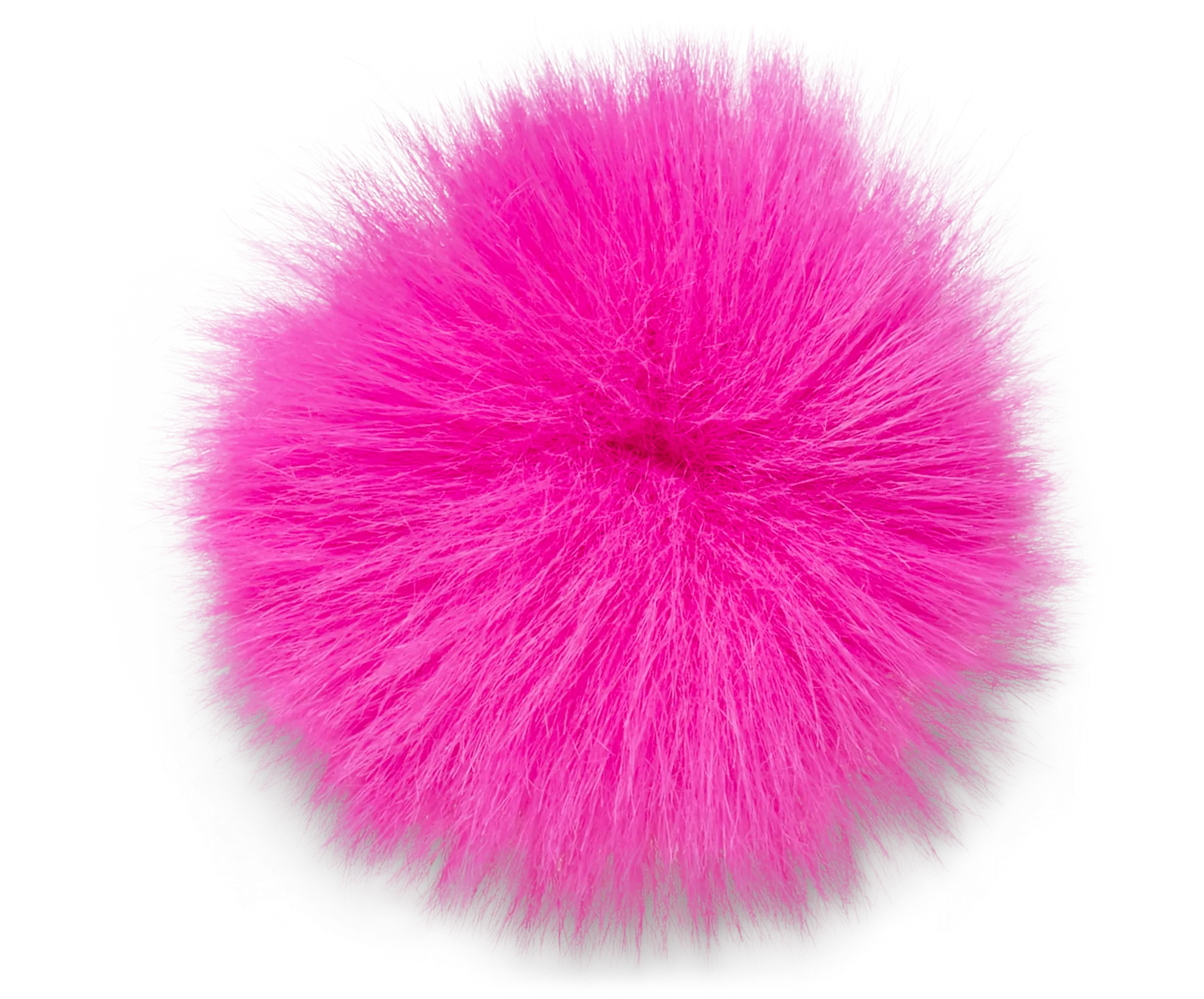 Neon Mini Pink Puff Ball