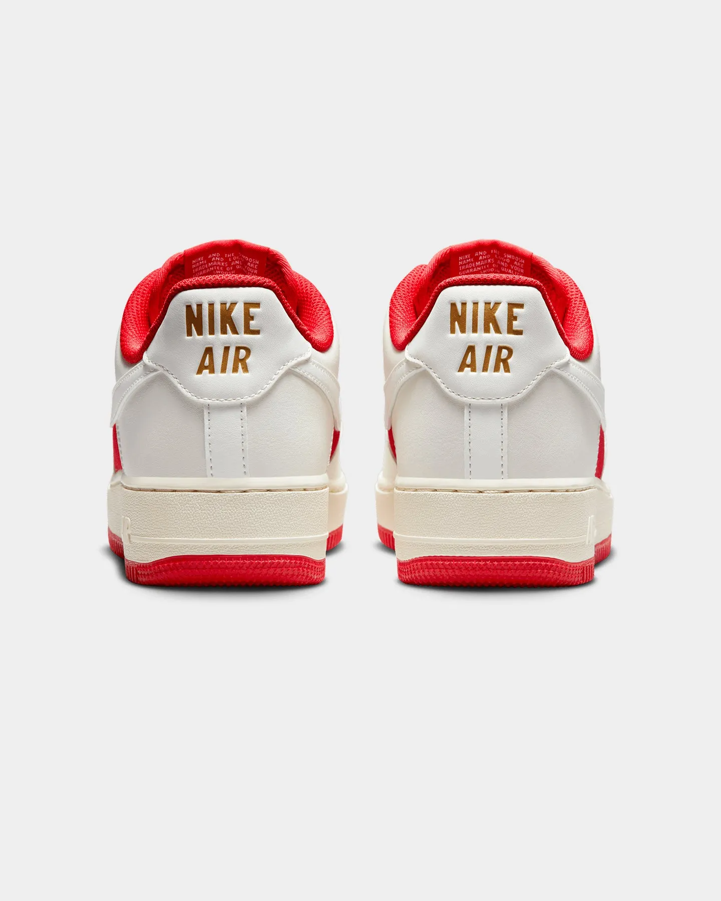 Nike Air Force 1 '07 "Athletic Department" Sail/University Red