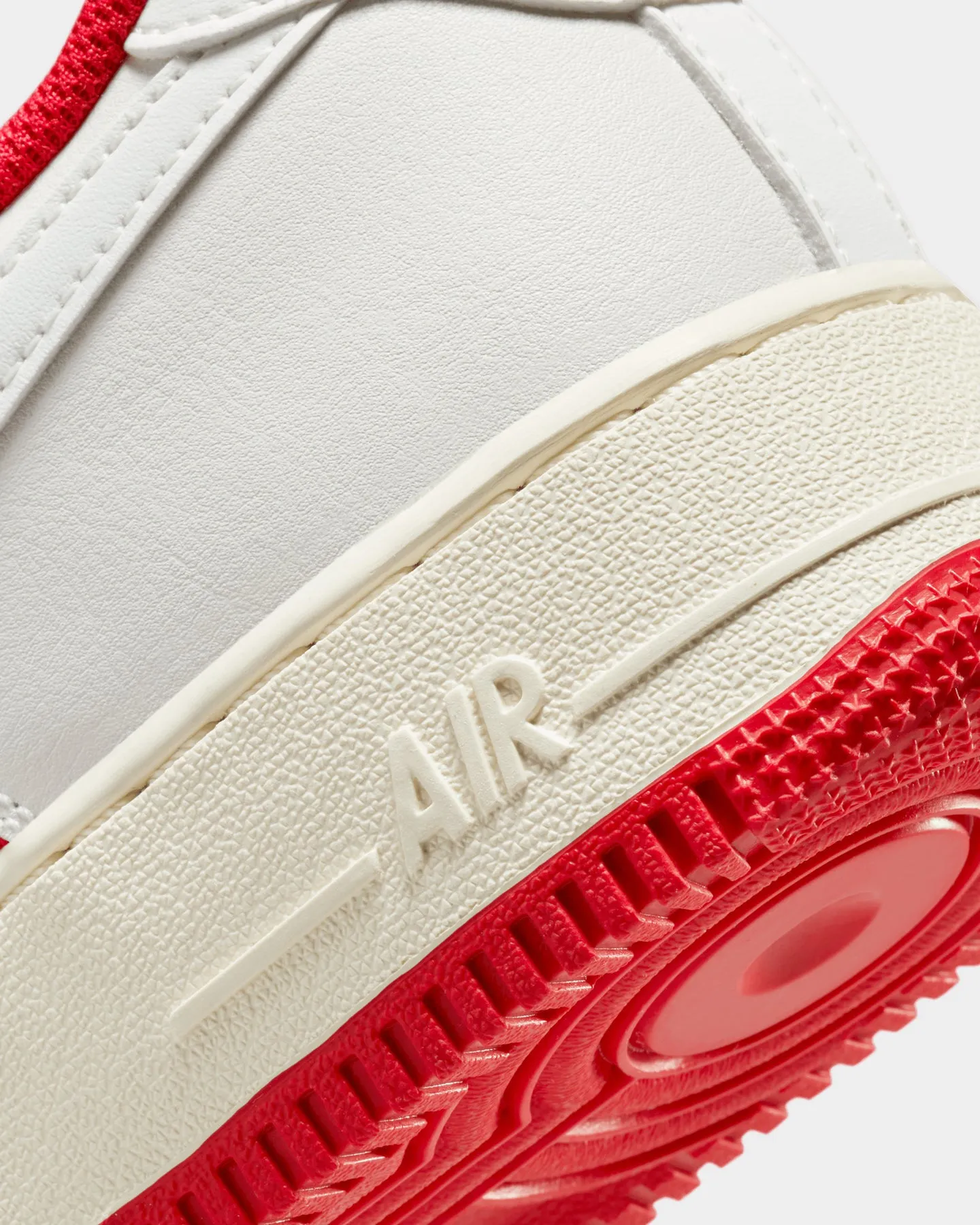 Nike Air Force 1 '07 "Athletic Department" Sail/University Red