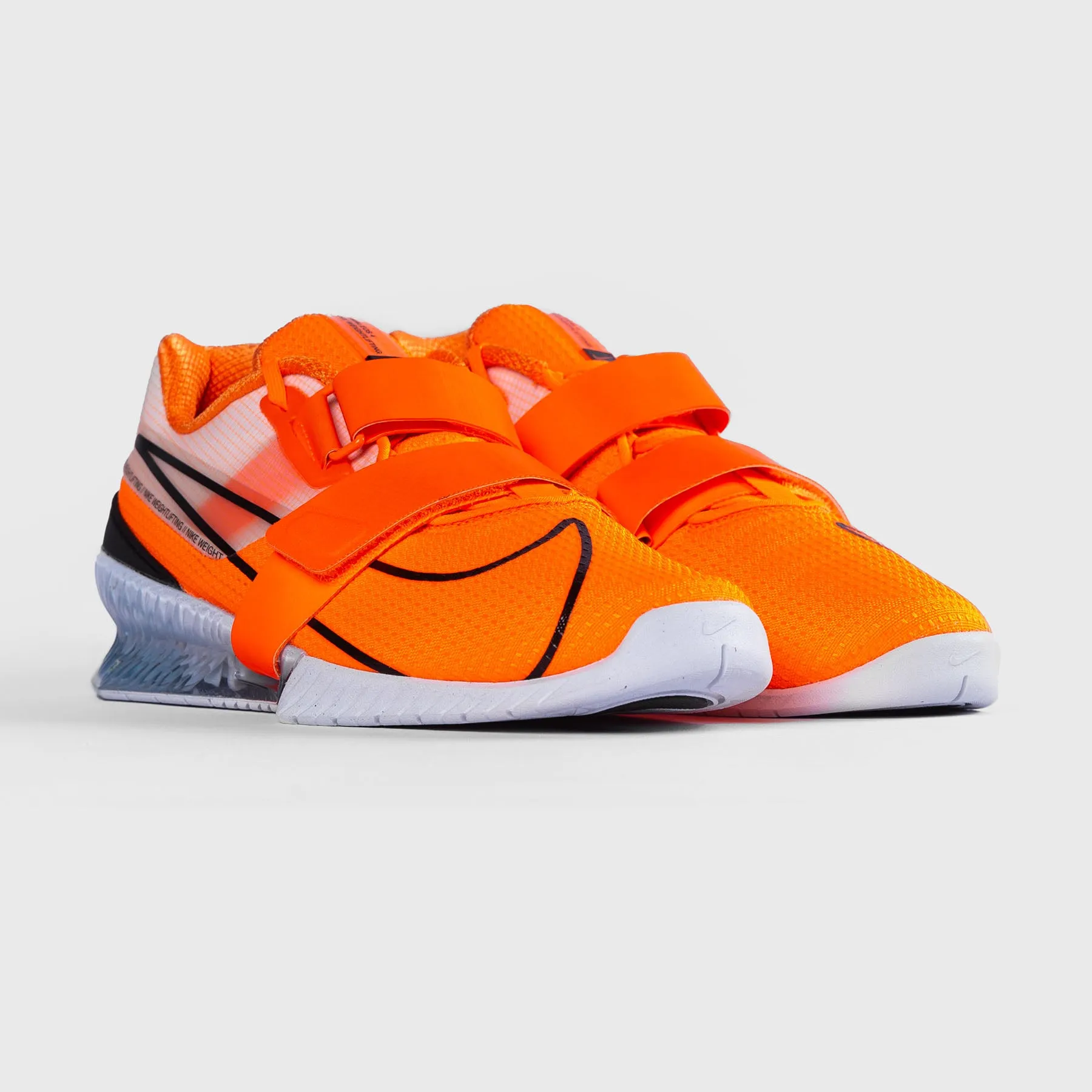 Nike - Romaleos 4 Weightlifting Shoes - TOTAL ORANGE/BLACK-WHITE