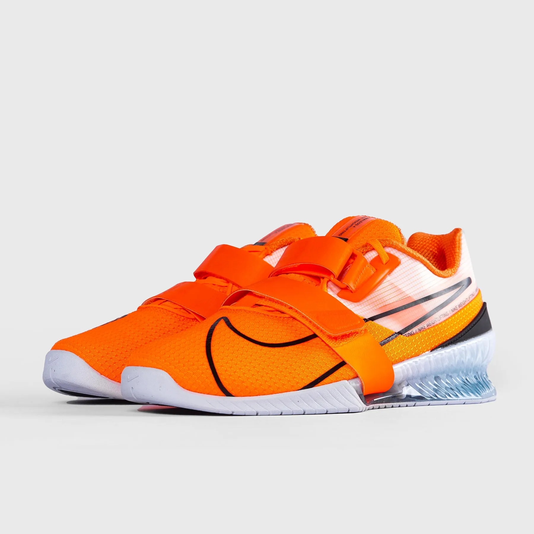 Nike - Romaleos 4 Weightlifting Shoes - TOTAL ORANGE/BLACK-WHITE