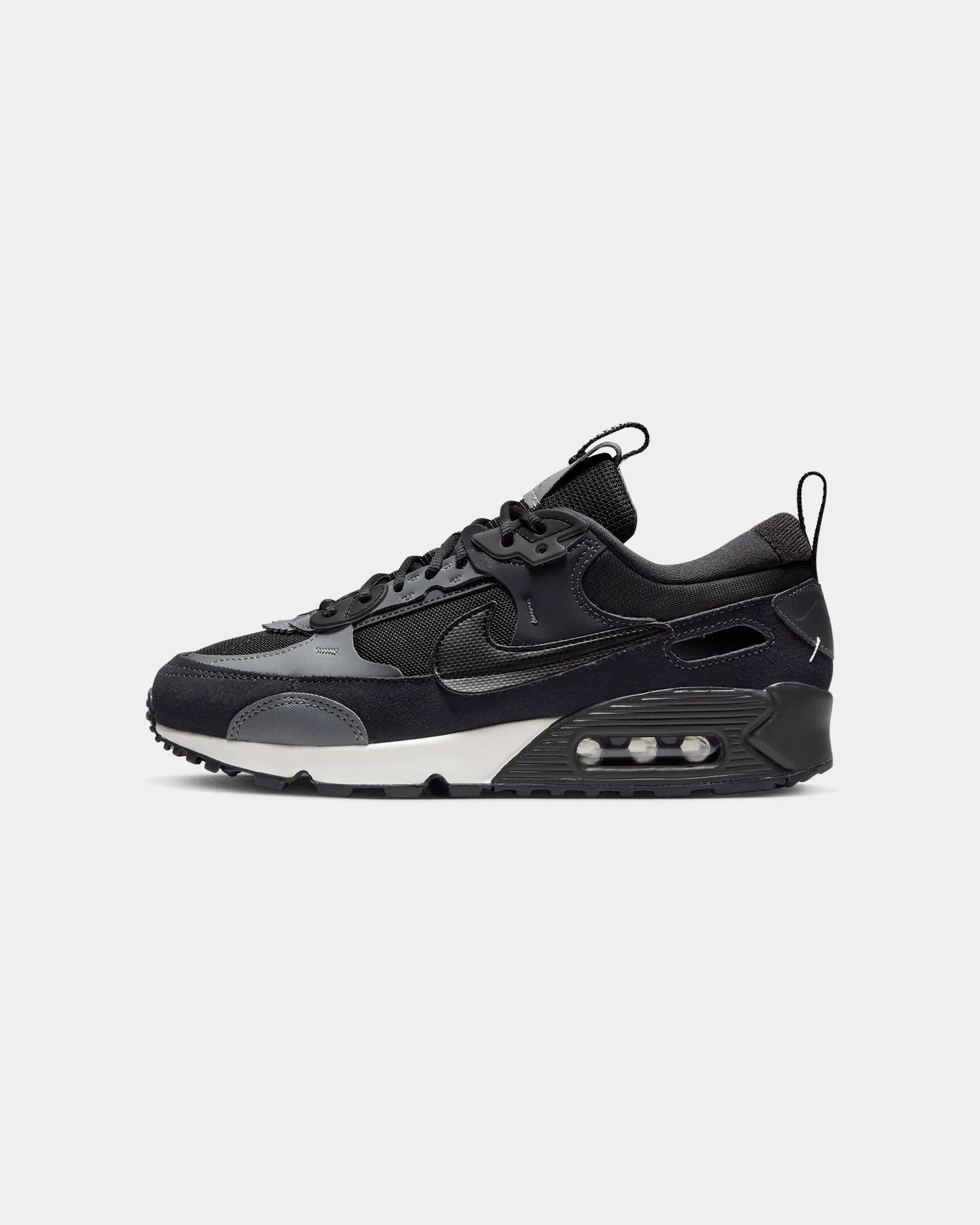 Nike Women's Air Max 90 Futura Black/Black-Iron Grey