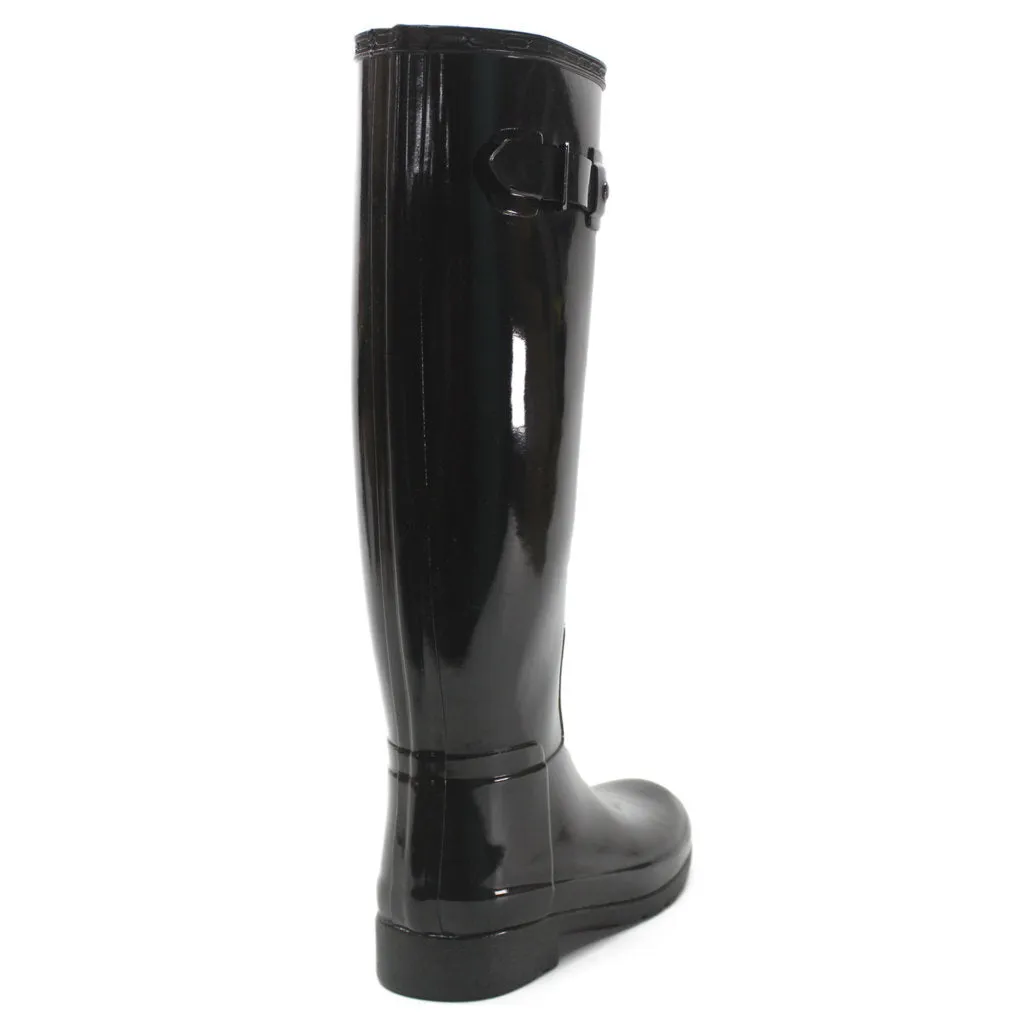 Original Refined Gloss Rubber Women's Calf Length Wellington Boots