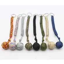 Paracord Steel Ball Monkey Fist with a handle