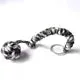 Paracord Steel Ball Monkey Fist with a handle