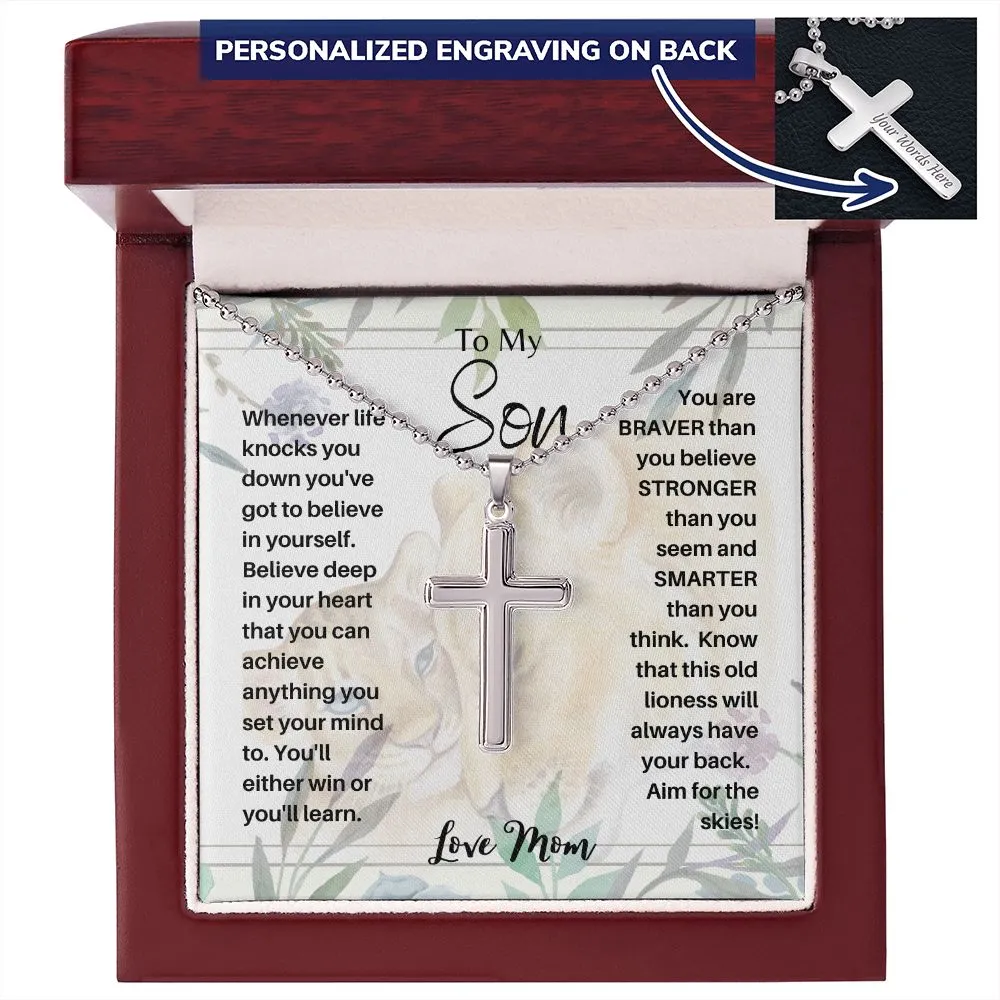 Personalized Cross Necklace