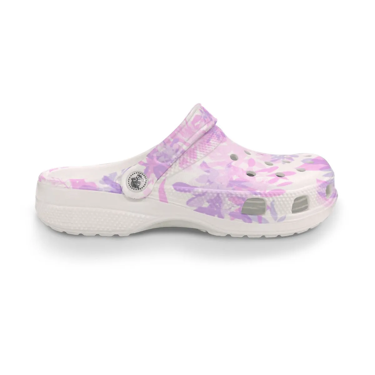 Pink & Purple Leaves Rubber Shoes up to size 12