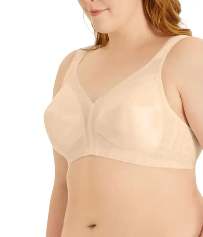 Playtex Womens 18 Hour Comfort Strap Natural Beige Wirefree Bra