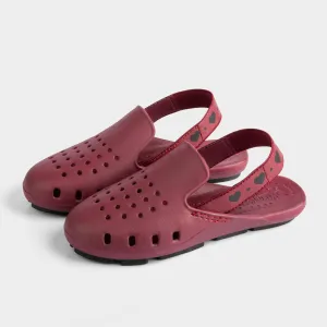 PLUM HEART MULE SLINGERS <br><span style="font-size: 8px; font-weight: normal;"> Kids water shoes | aqua pool shoes