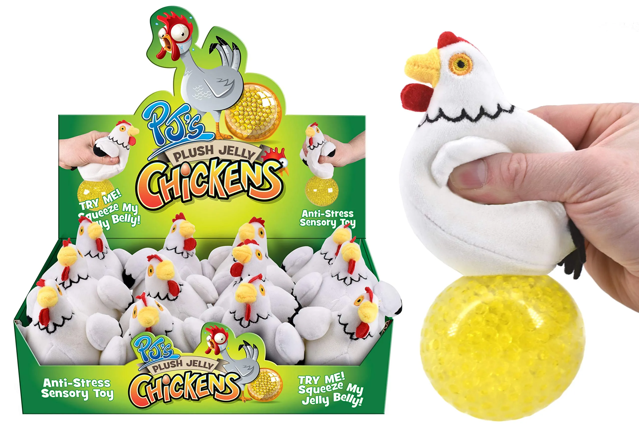 Plush Jelly Chicken Squeeze