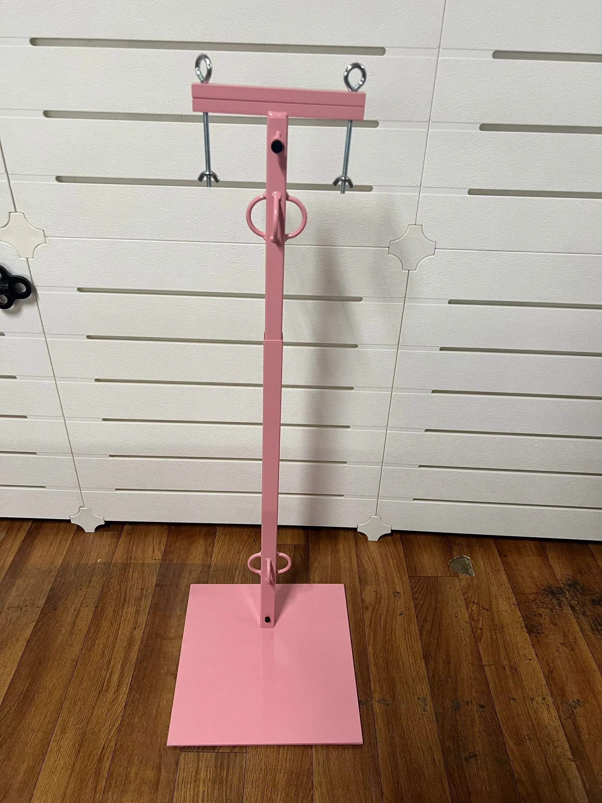 Pretty in Pink Cock & Ball Pillory CBT Dungeon Clamp Vice Sissy Cuckold