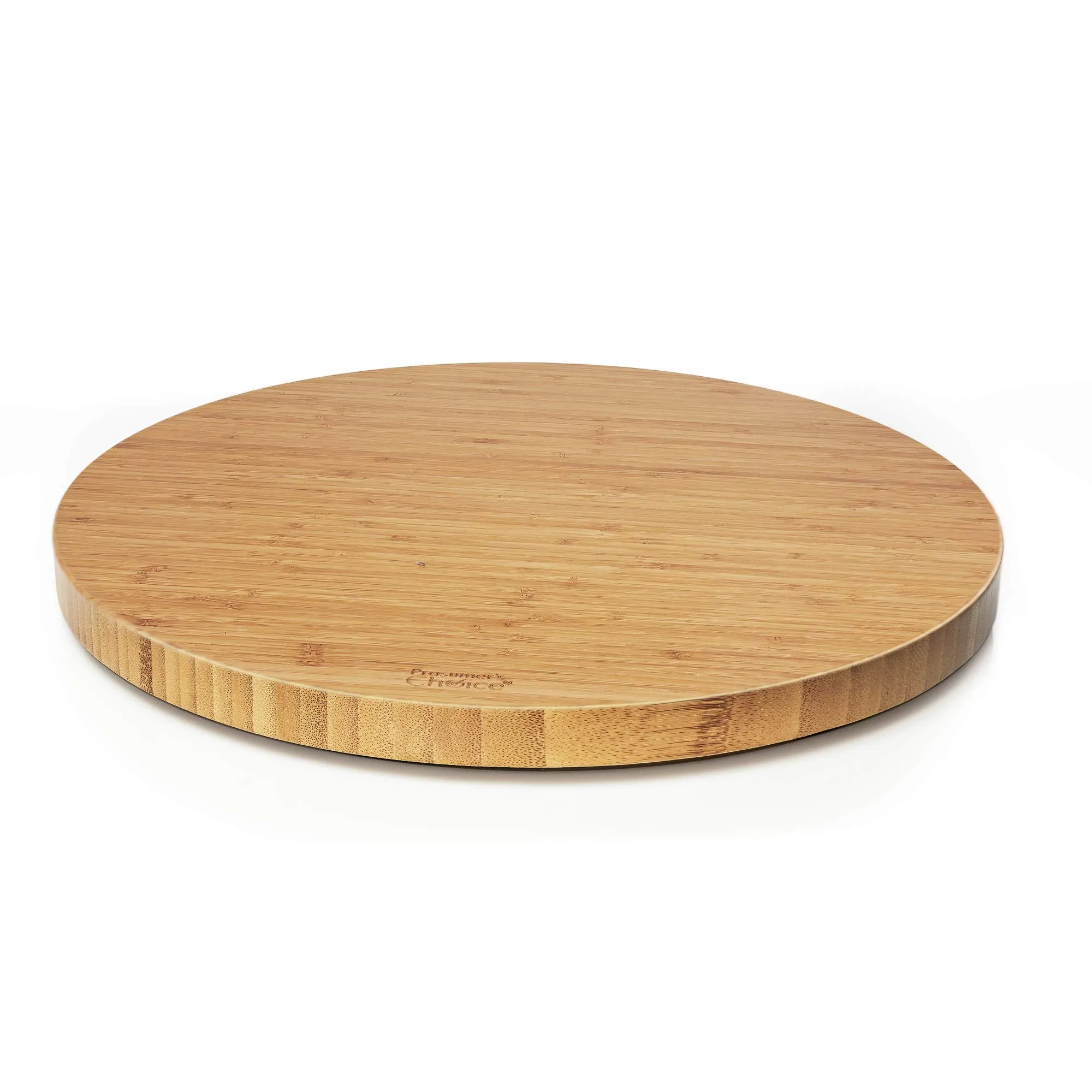 Prosumer's Choice Bamboo 360 Rotating Swivel Stand, Large 16.5 Inch Lazy Susan Turntable