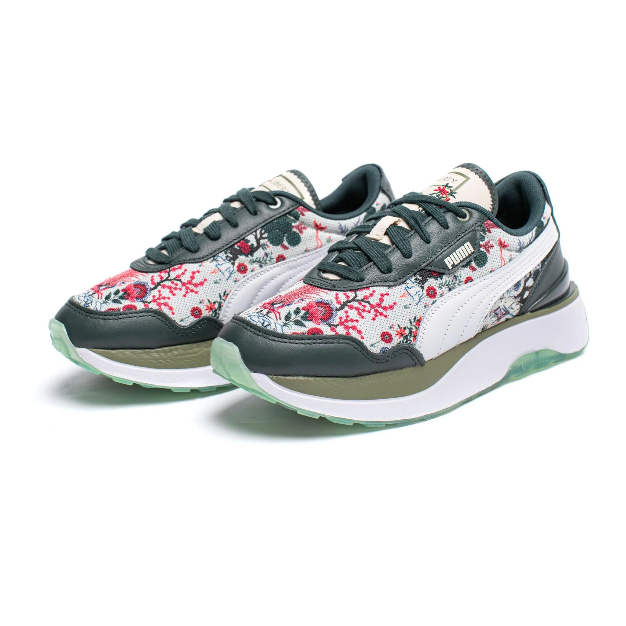 Puma x Liberty Cruise Rider Nu 'Floral Green'