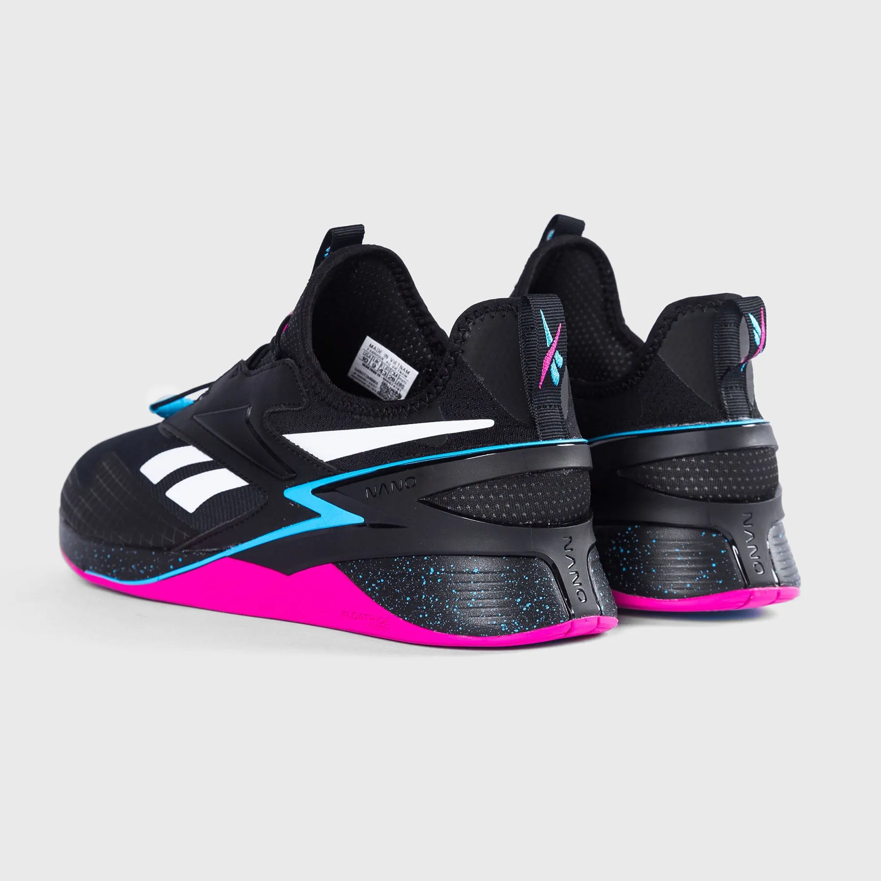 REEBOK - NANO FRONING - CORE BLACK/LASER PINK/BOLD CYAN